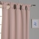 preview thumbnail 40 of 42, Aurora Home Thermal Insulated Blackout Knotted Tab Curtains