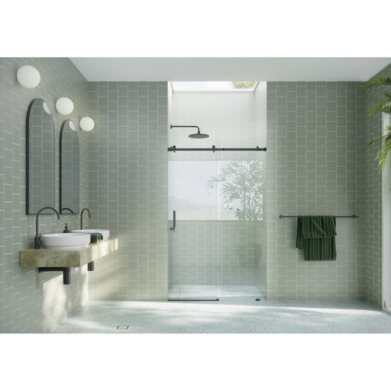 Glass Warehouse SQSLD-48 Astro 78" High x 48" Wide Sliding Frameless