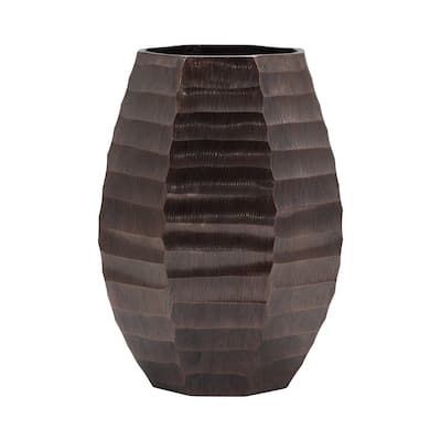 Sagebrook Home Metal Friston Bronze Vase, Exquisite Designer Variant