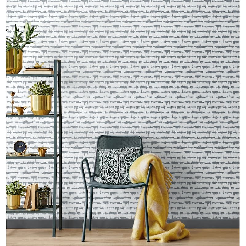 NextWall Lifeline Abstract Peel and Stick Removable Wallpaper