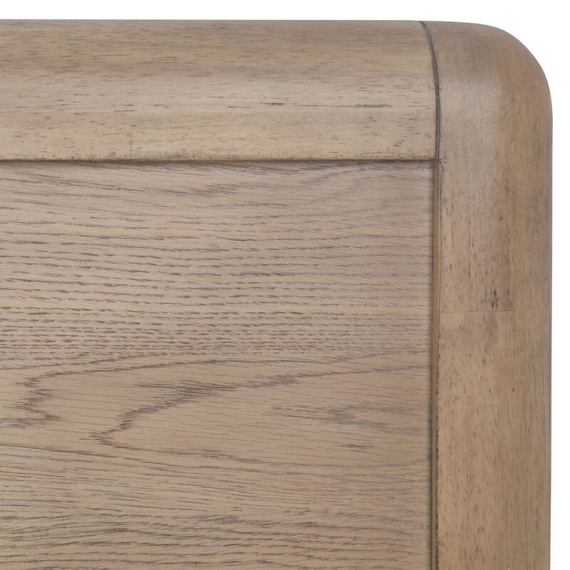 Twilight Rubberwood Bed, Natural
