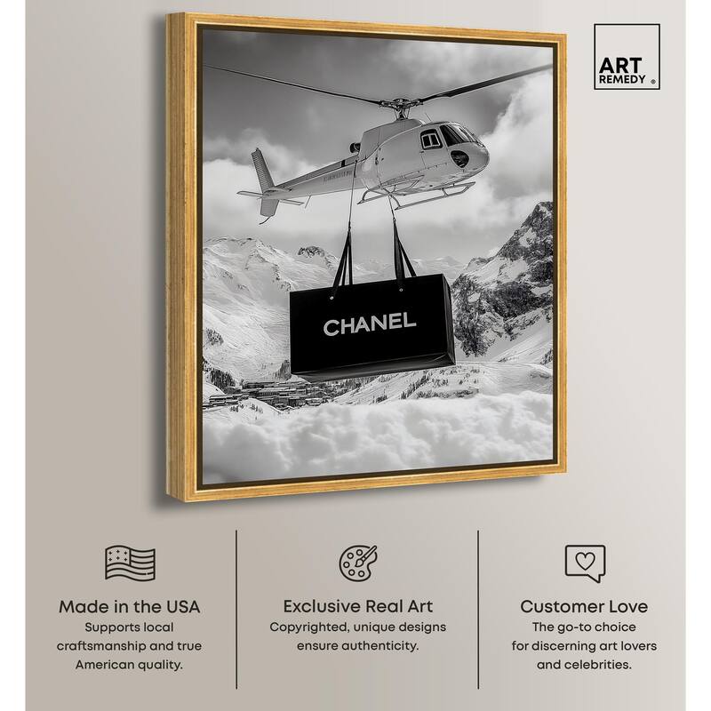 Fashion Delivery Canvas by Art Remedy