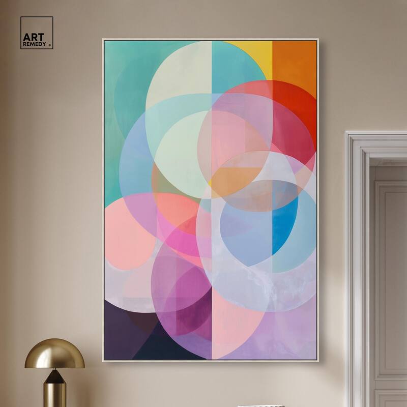 Oneiric Circles II Canvas by Art Remedy