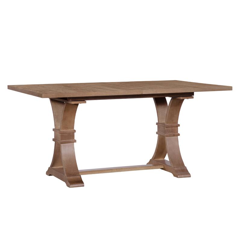 Christopher Knight Home - Farmhouse 7-Piece Dining Set with Wood Upholstered Chairs