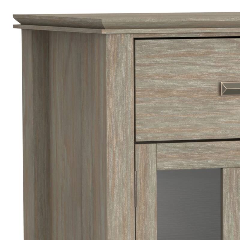 WYNDENHALL Stratford Solid Wood Transitional Sideboard Buffet - 54 inch Wide