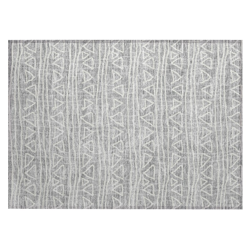 Machine Washable Indoor/ Outdoor Chantille Morrocan Boho Rug