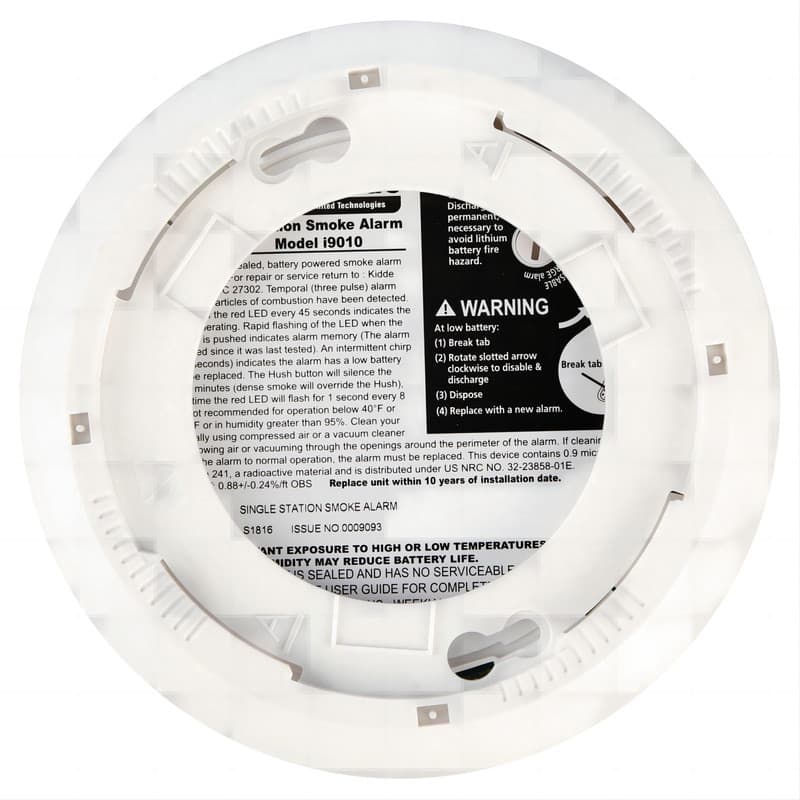 Operated Ionization Smoke Detector