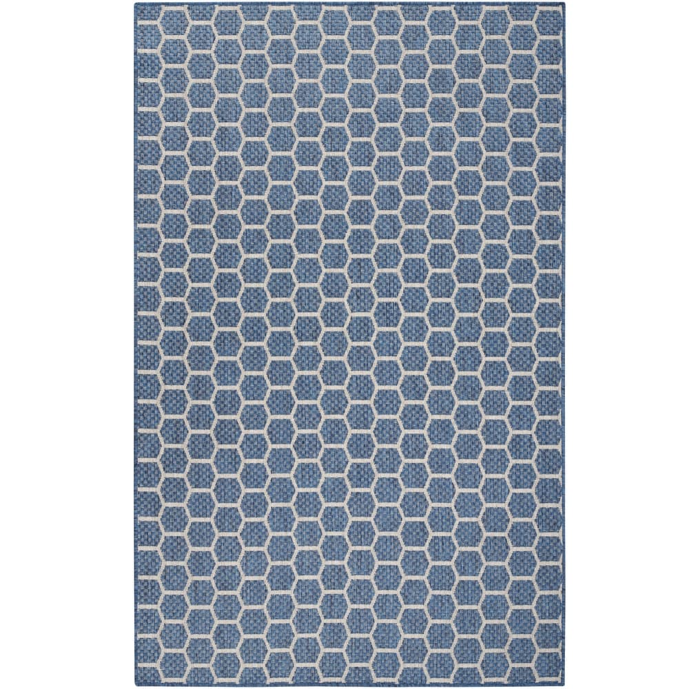 Nourison Reversible Indoor Outdoor Indoor/Outdoor Geometric Area Rug