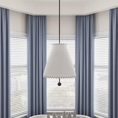 Modern 3-Light Creative Off-White Fabric Shade Hanging Lamp