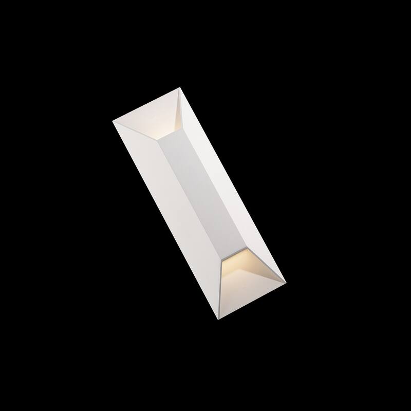 Maglev 10in LED Indoor or Outdoor Wall Light 3-CCT 3000K-3500K-4000K Set to 3000K