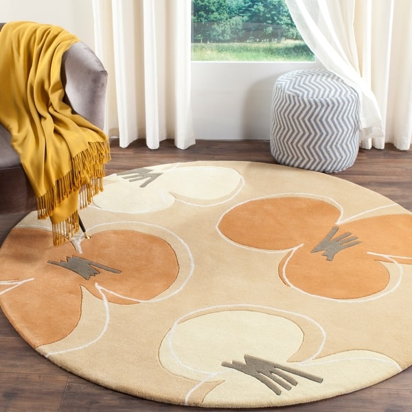 2'6 x 12' Gold Safavieh Soho Collection SOH302A Handmade Premium Wool Runner 2'6 x 12' Gold Safavieh Soho Collection SOH302A Handmade Premium Wool Runner