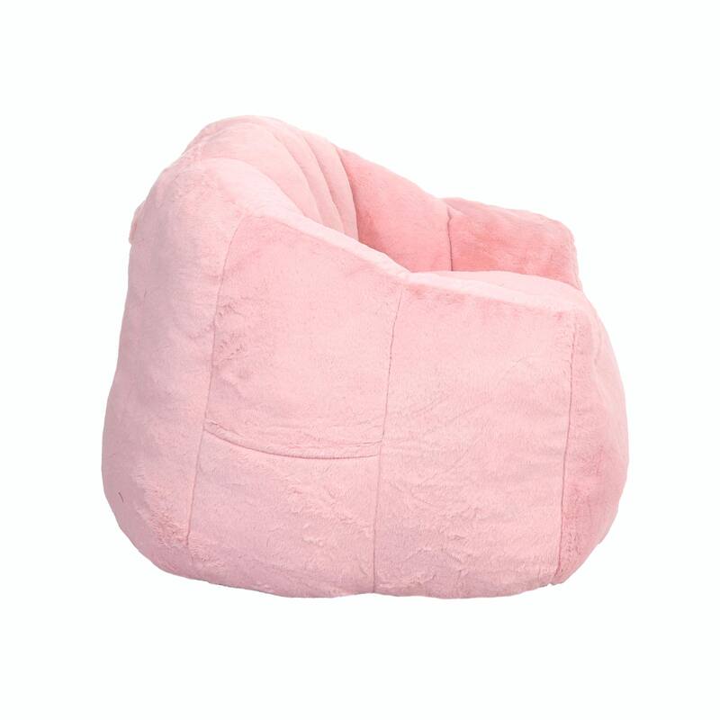 Bean Bag Chair, Bean Bag Sofa Chair with Armrests, Stuffed High-Density Foam