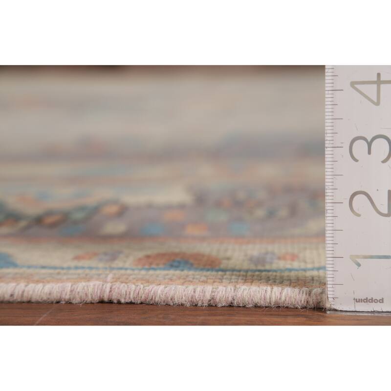 Tabriz Vintage Persian Area Rug Hand-Knotted Wool Carpet - 9'11" x 12'11"