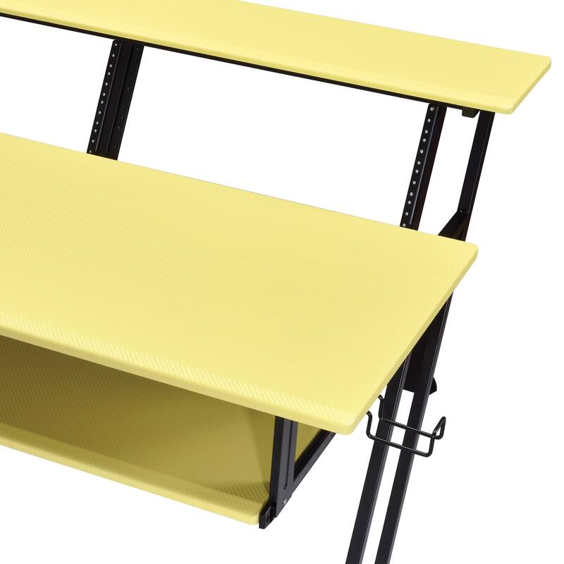 Suitor Yellow & Black Finish Music Recording Studio Desk