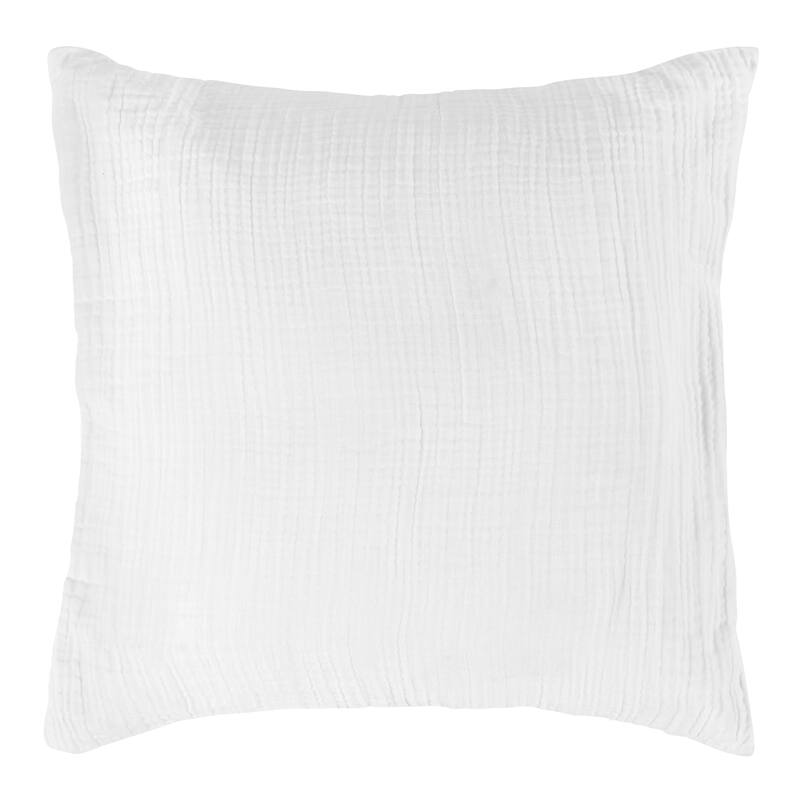 Villa by Classic Home Camille Linen Sham - Euro Square - White