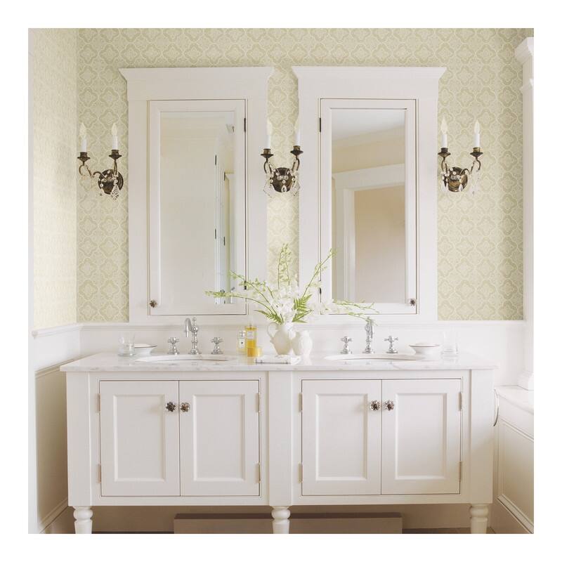 Seville Wheat Geometric Tile Wallpaper - 20.5 x 396 x 0.025