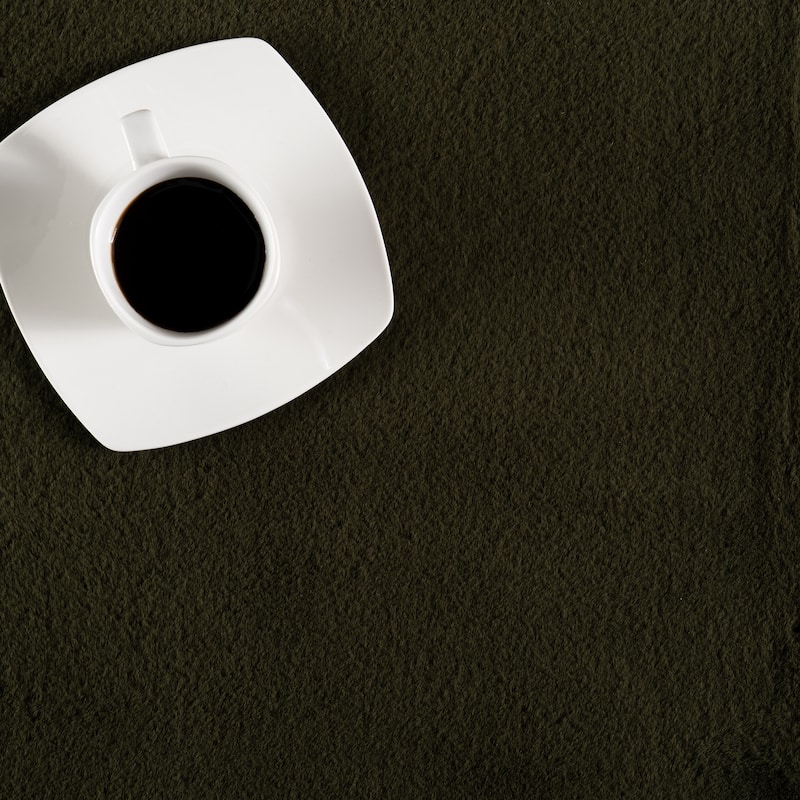 Nuloom Auralyn Solid Cloud Washable Area Rug