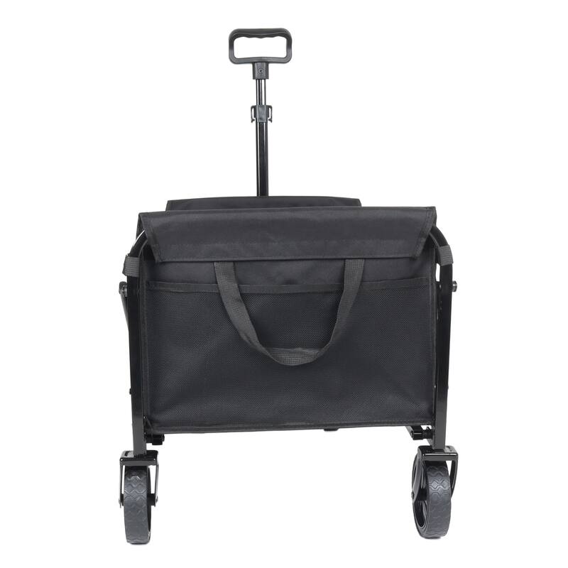 Collapsible Wagon with Wheels, Lightweight Utility Camping Wagons Carts Foldable with 3600lbs Weight Capacity, Carts