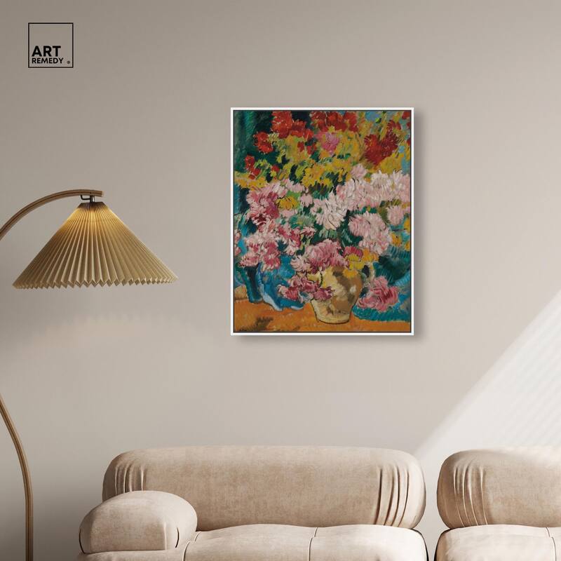 Give him Flores Canvas by Art Remedy
