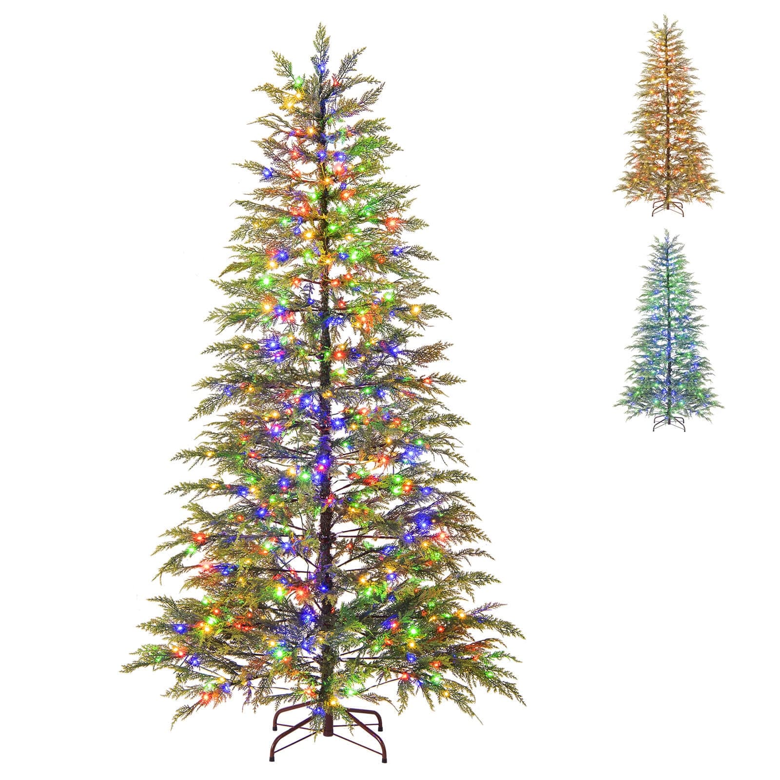 Costway 6.5/7.5 FT Pre-Lit Artificial Christmas Tree with 578 Branch - See Details