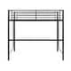 preview thumbnail 8 of 12, Walker Edison Abner Black Metal Classic Twin Loft Bed
