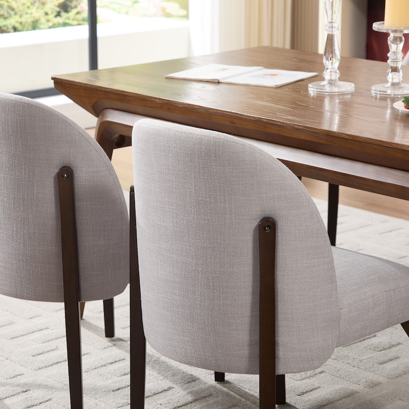 Wooden Dining Chairs Set of 2