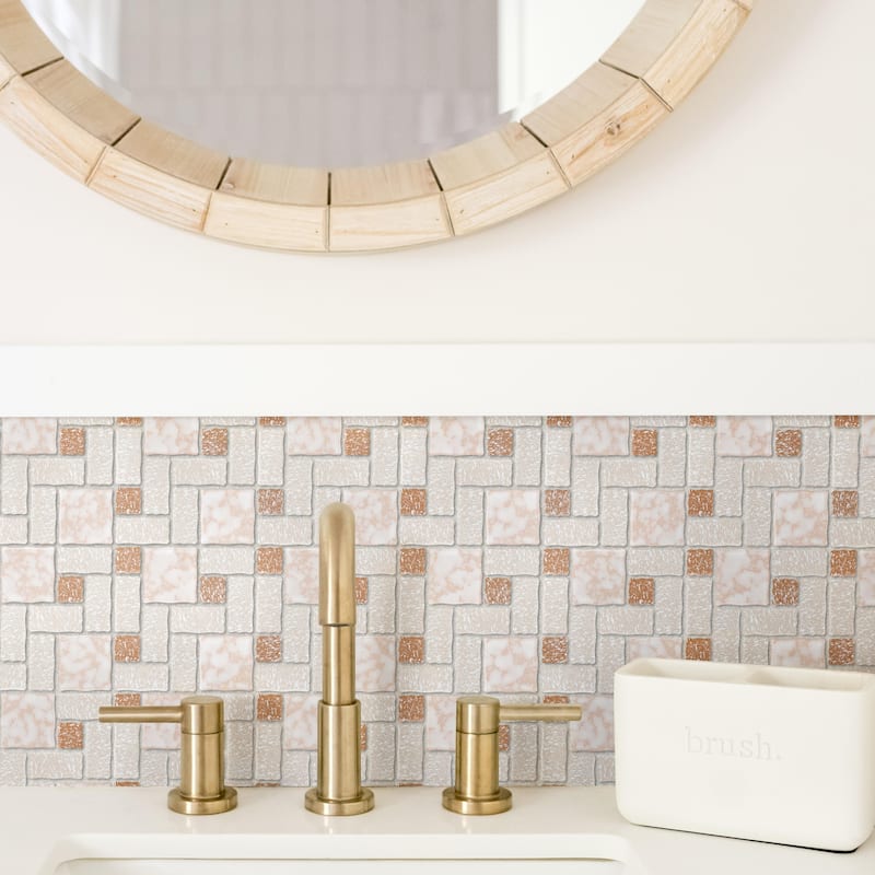 Merola Tile Academy Beige 11-7/8" x 11-7/8" Porcelain Floor and Wall Tile