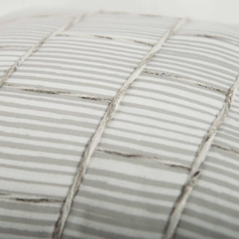 Rizzy Collection Modern Stripe Throw Pillow