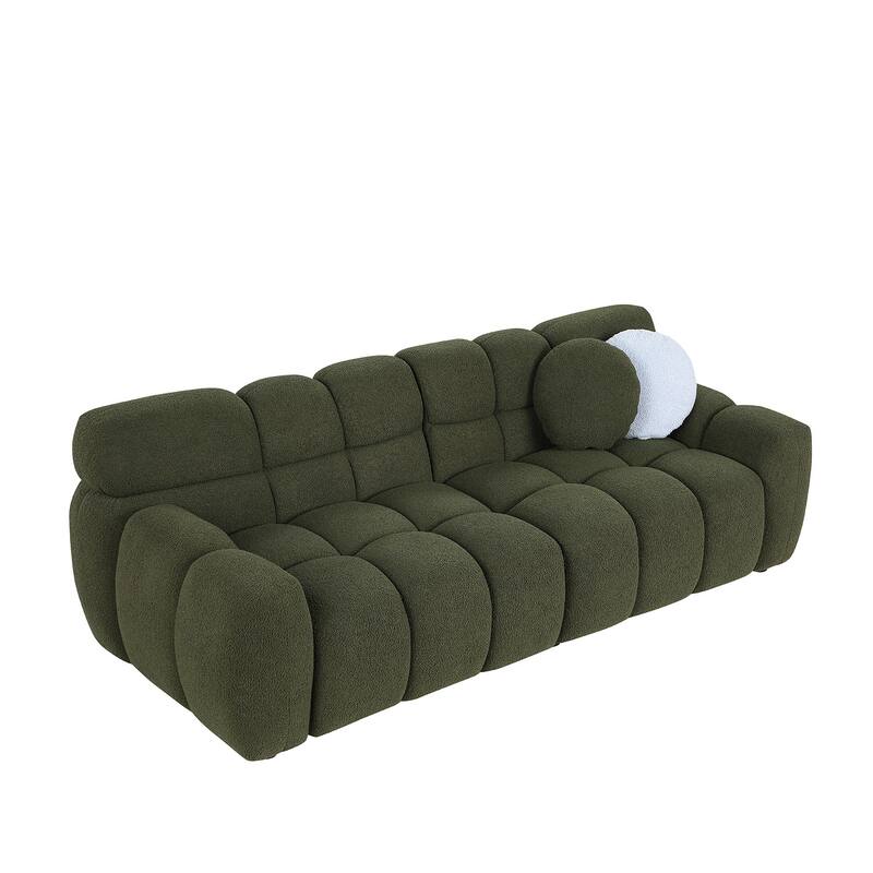 Modern ergonomic marshmallow sofa for living room
