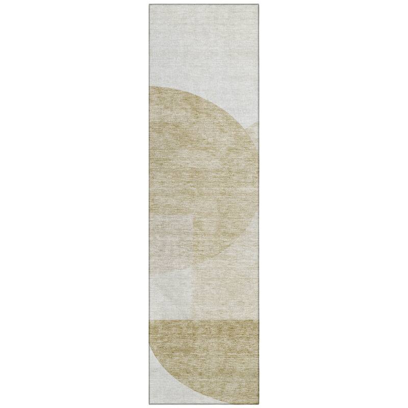 Machine Washable Indoor/ Outdoor Chantille Contemporary Deco Rug