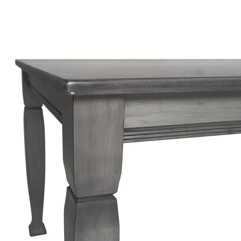 Solid Wood Commercial Grade Dining Table with Turned Legs