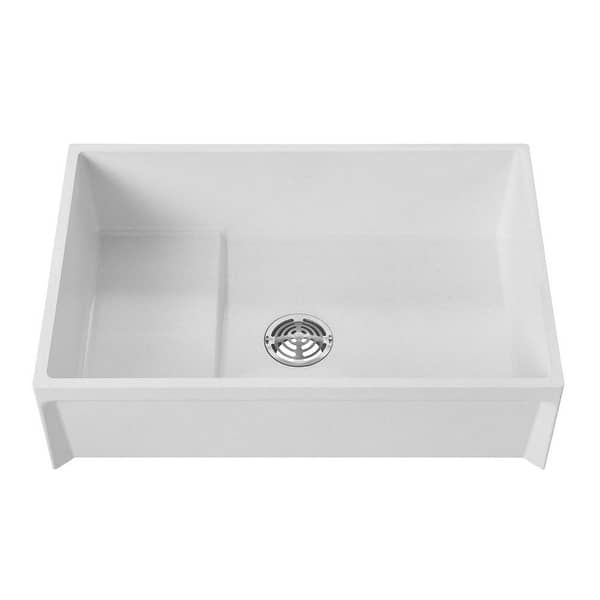 Fiat Mop Sink >> Shop American Standard Msb3624 Fiat 36 Floor Mounted Molded Stone Fiat Mop Sink >> Shop American Standard Msb3624 Fiat 36 Floor Mounted Molded Stone