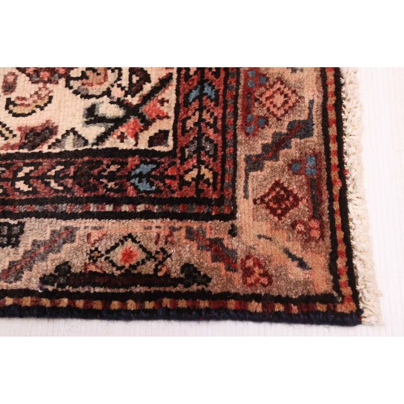 ECARPETGALLERY Hand-knotted Andelz Navy Wool Rug - 3'1 x 9'9