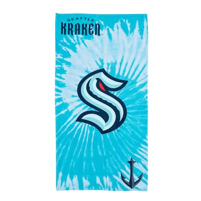 NHL Seattle Kraken Pyschedelic Beach Towel 30×60 Inches - 30x60