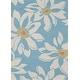 preview thumbnail 7 of 12, SAFAVIEH Handmade Blossom Light Blue Wool Rug