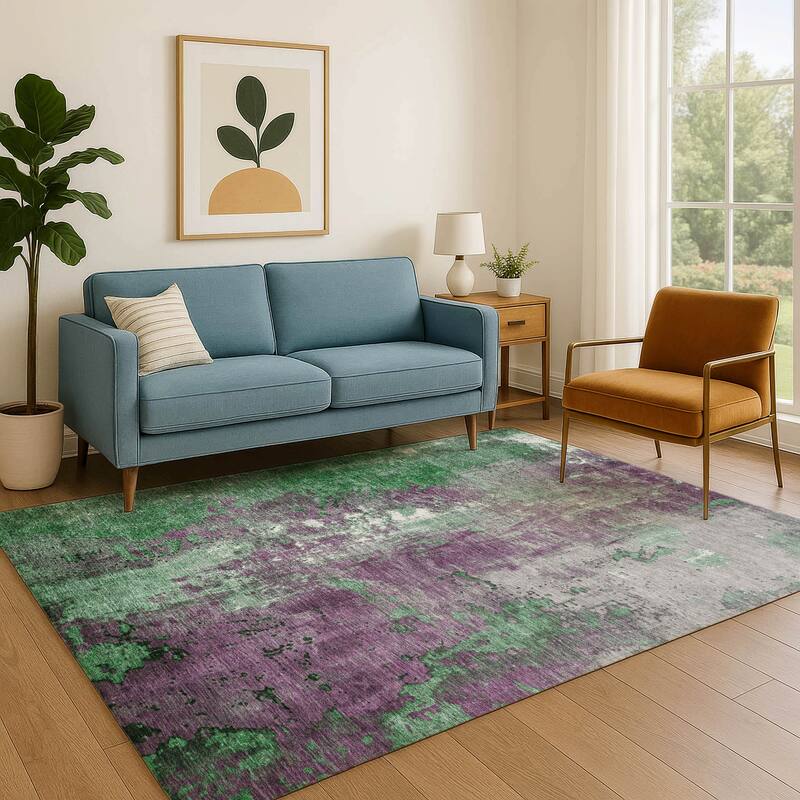 Premium Washable Super Soft Abstract Chic Mayfield Rug