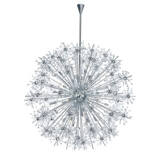 Maxim Starfire 1-light Single-Tier Chandelier - Chrome