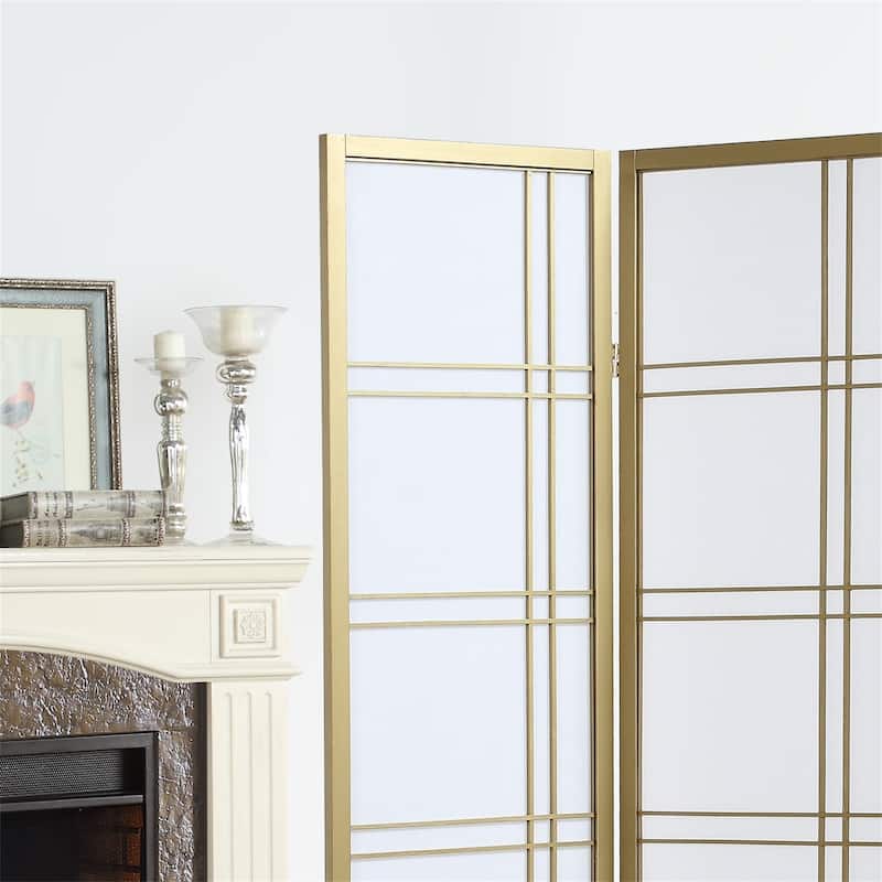 4-Panel Room Divider Screen