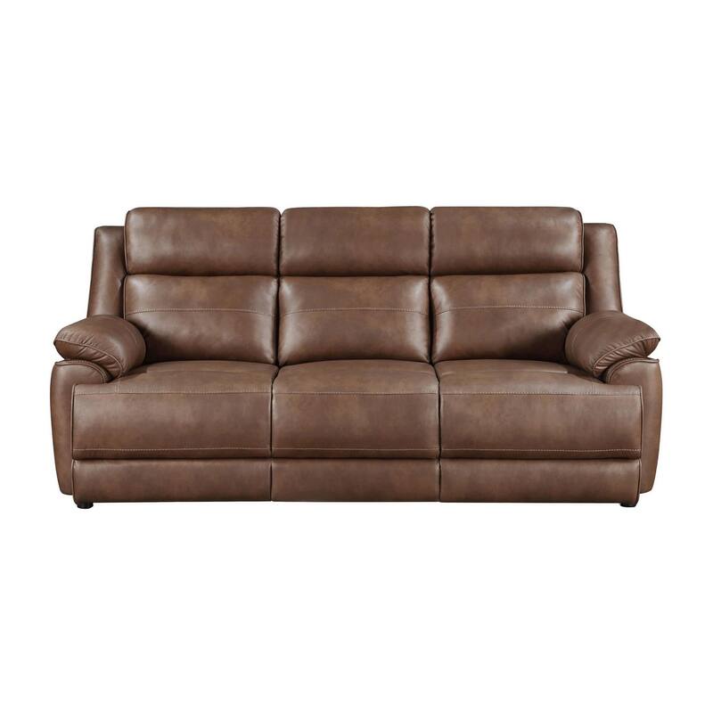 Worthington Dark Brown Upholstered 2-Piece Sofa Set