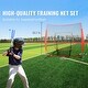 preview thumbnail 16 of 19, 7x7 ft Baseball Softball Practice Net with Carry Bag and Strike Zone