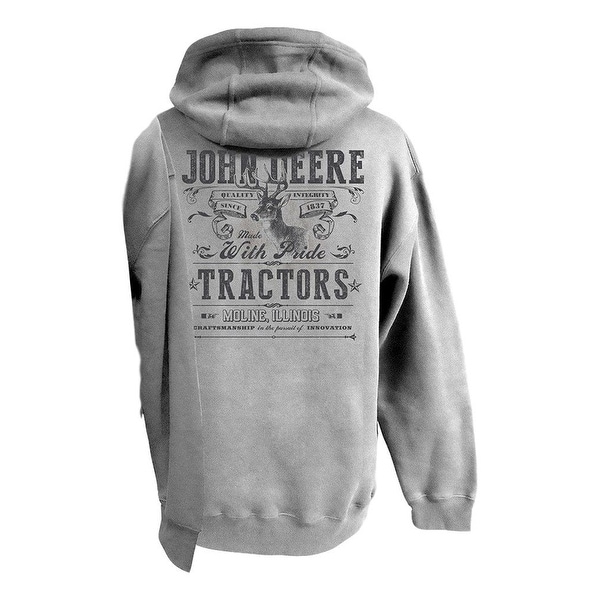john deere men's hoodie