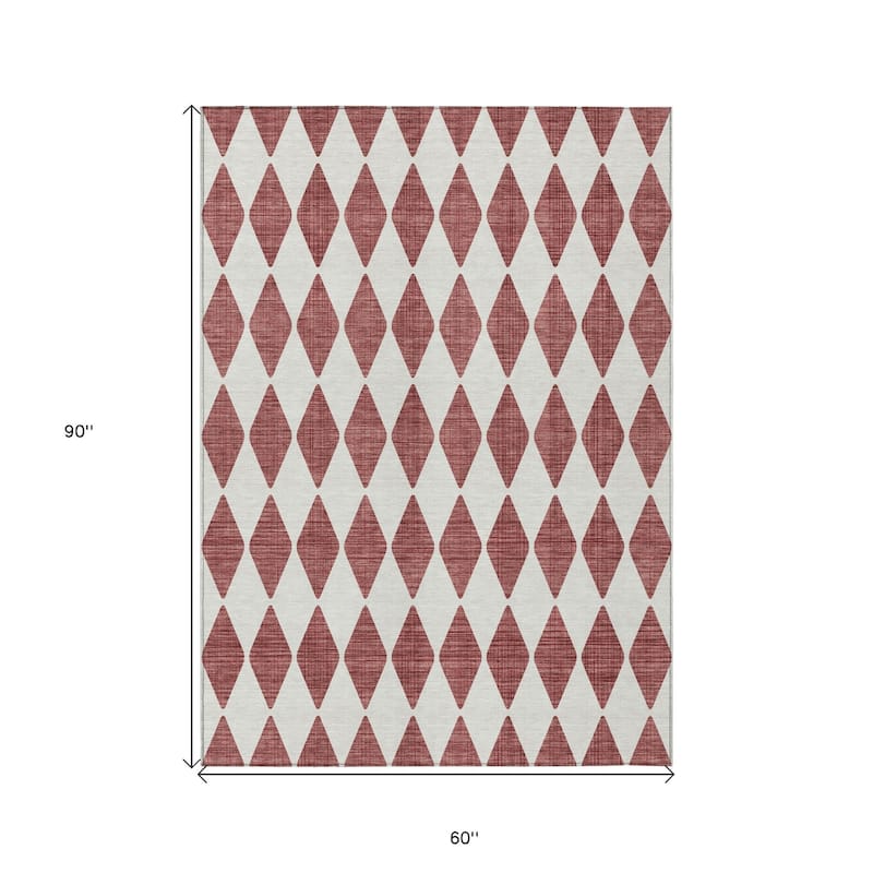 HomeRoots Geometric Transitional Rectangle Outdoor Rug