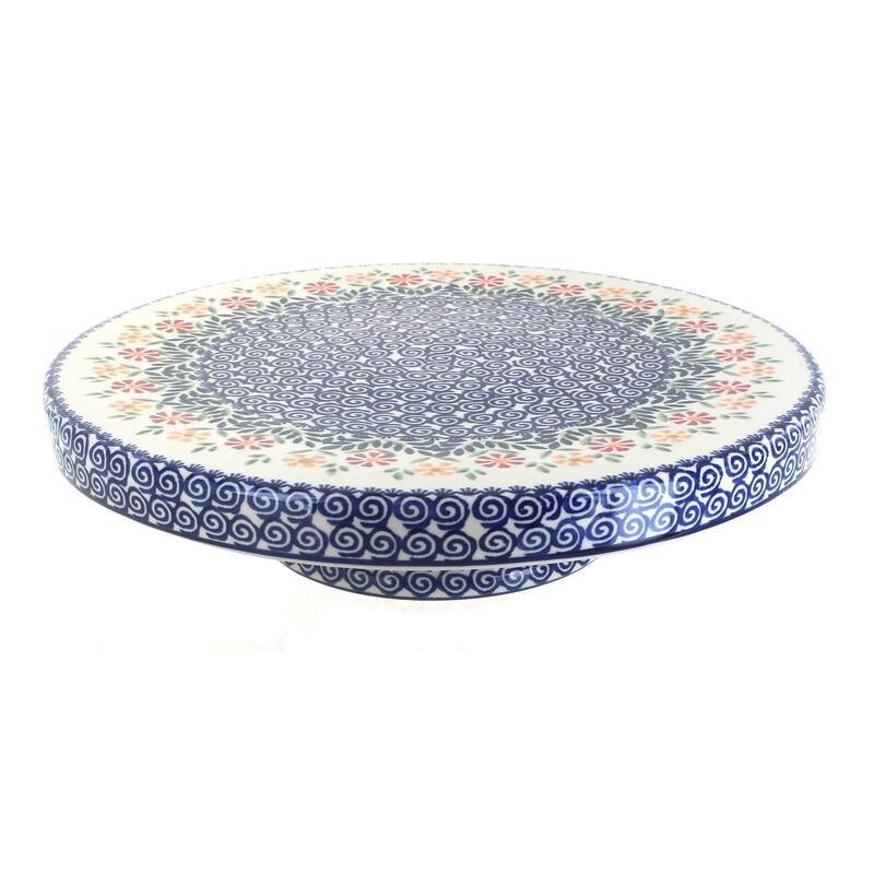 Blue Rose Polish Pottery N007 Manufaktura Dual Dish
