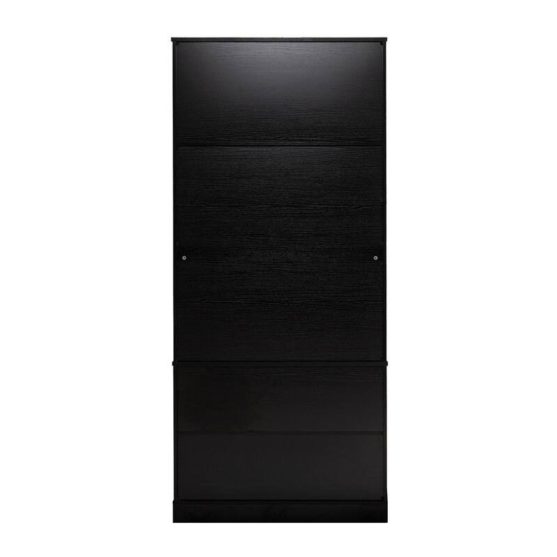 72" Fluted Kitchen Pantry Cabinet, Freestanding Cupboard Storage Cabinet with 2 Drawers for Smart Organization