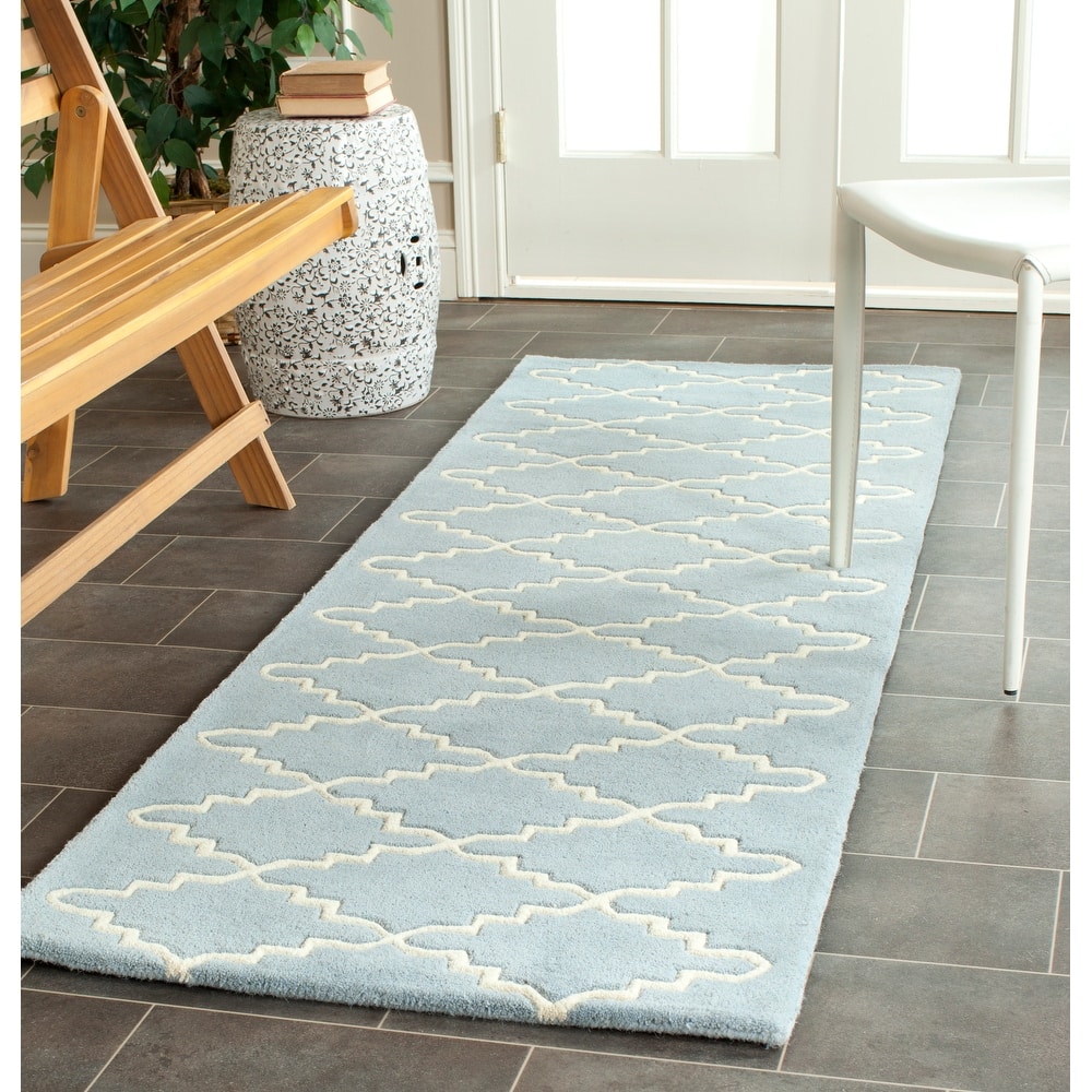 SAFAVIEH Handmade Chatham Slavna Modern Moroccan Wool Rug