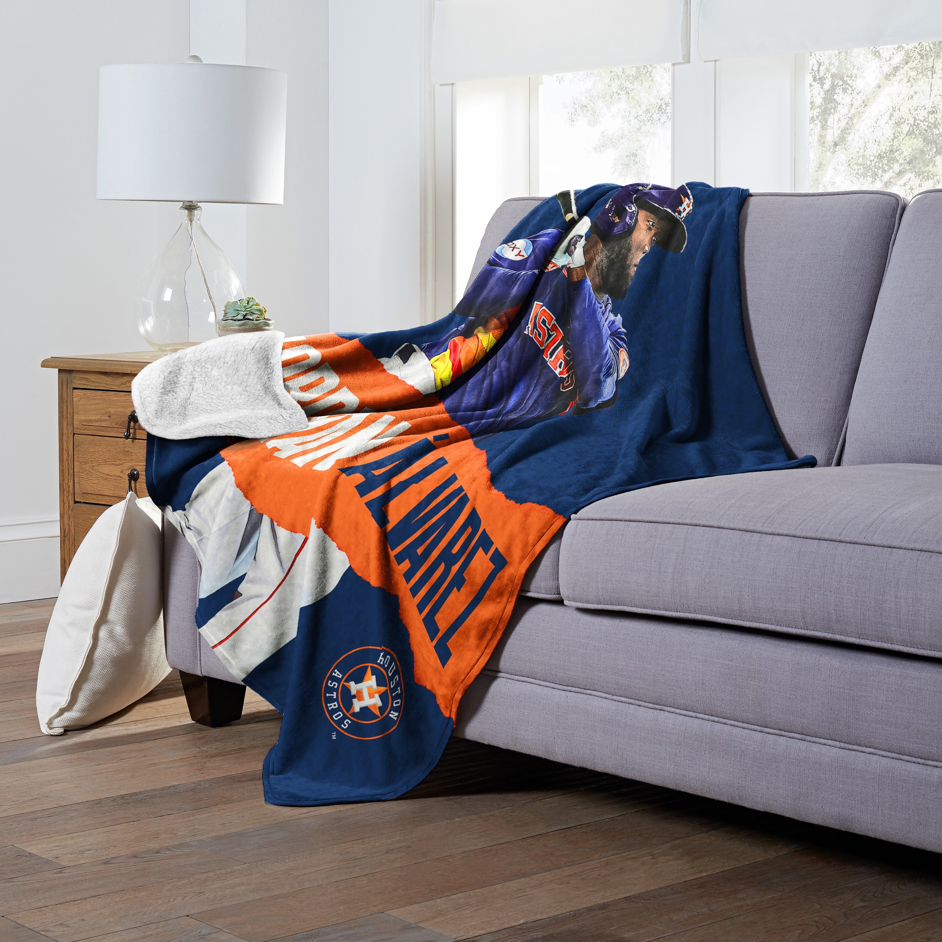 MLB Player Houston Astros Yordan Alvarez Silk Touch Sherpa Throw Bed Bath Beyond 38439009