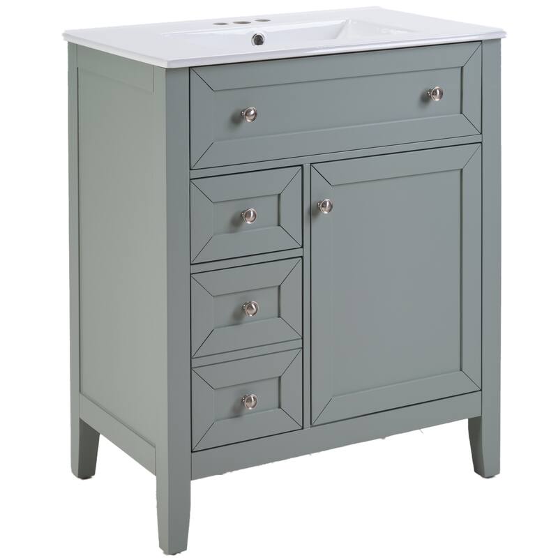 Bathroom Vanity with Ceramic Undermount Sink