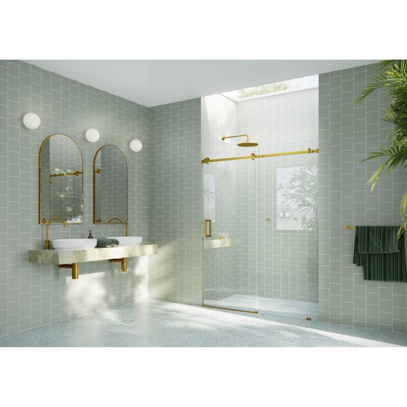 Glass Warehouse SQSLD-60 Astro 78" High x 60" Wide Sliding Frameless
