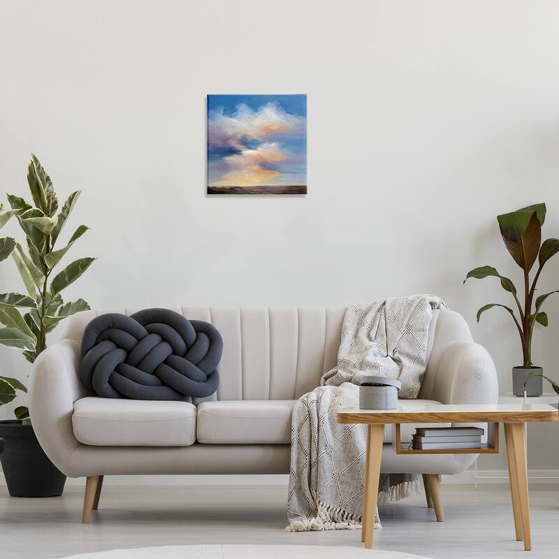 Stupell Luminous Sunset Clouds Canvas Wall Art Design By Karen Hale