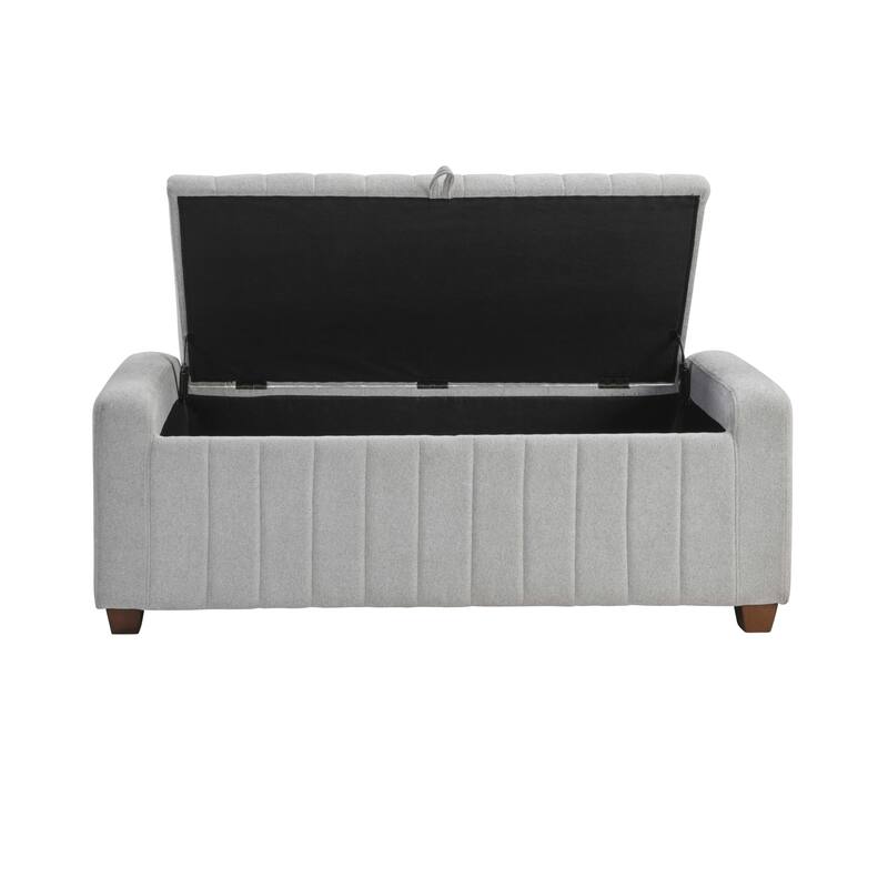 Upholstered Bench with Internal Storage